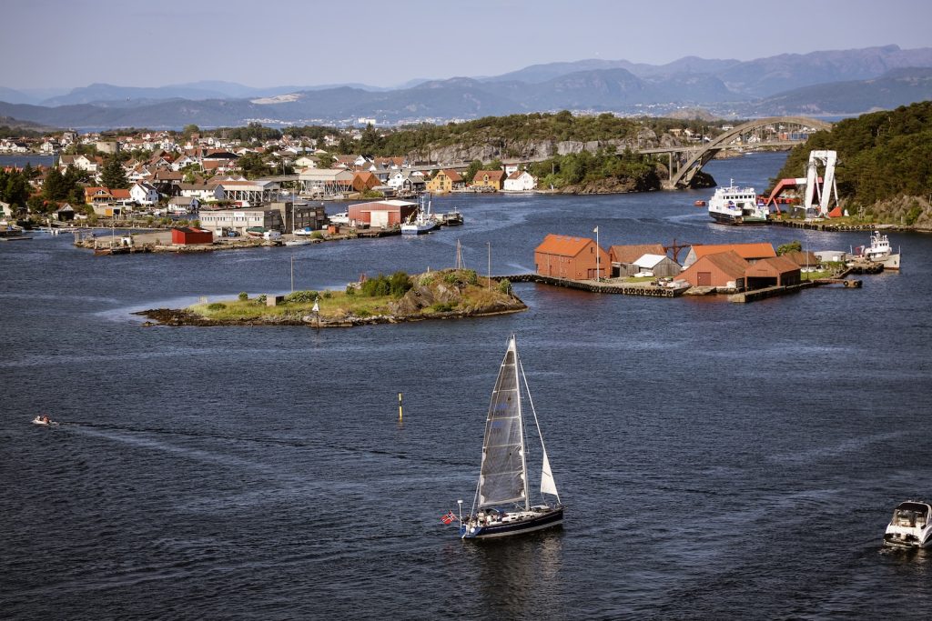 a sailboat in the water